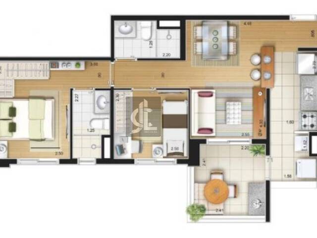 #LA-1020 - Apartamento para Venda em São Paulo - SP - 1